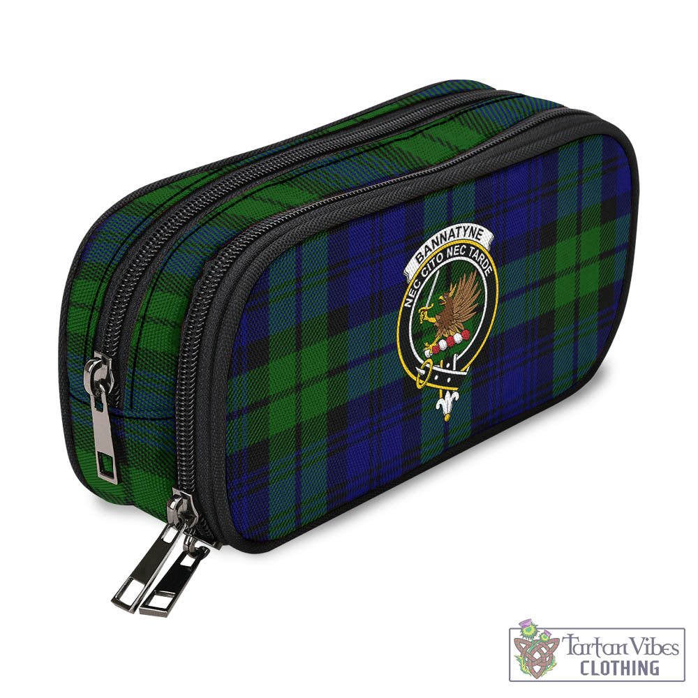 Bannatyne Tartan Pen and Pencil Case with Family Crest - Tartan Vibes Clothing