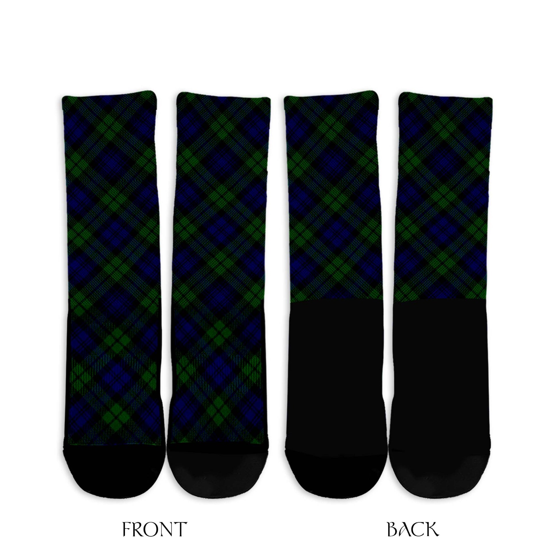 Bannatyne Tartan Crew Socks Cross Tartan Style - Tartanvibesclothing