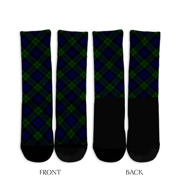 Bannatyne Tartan Crew Socks Cross Style