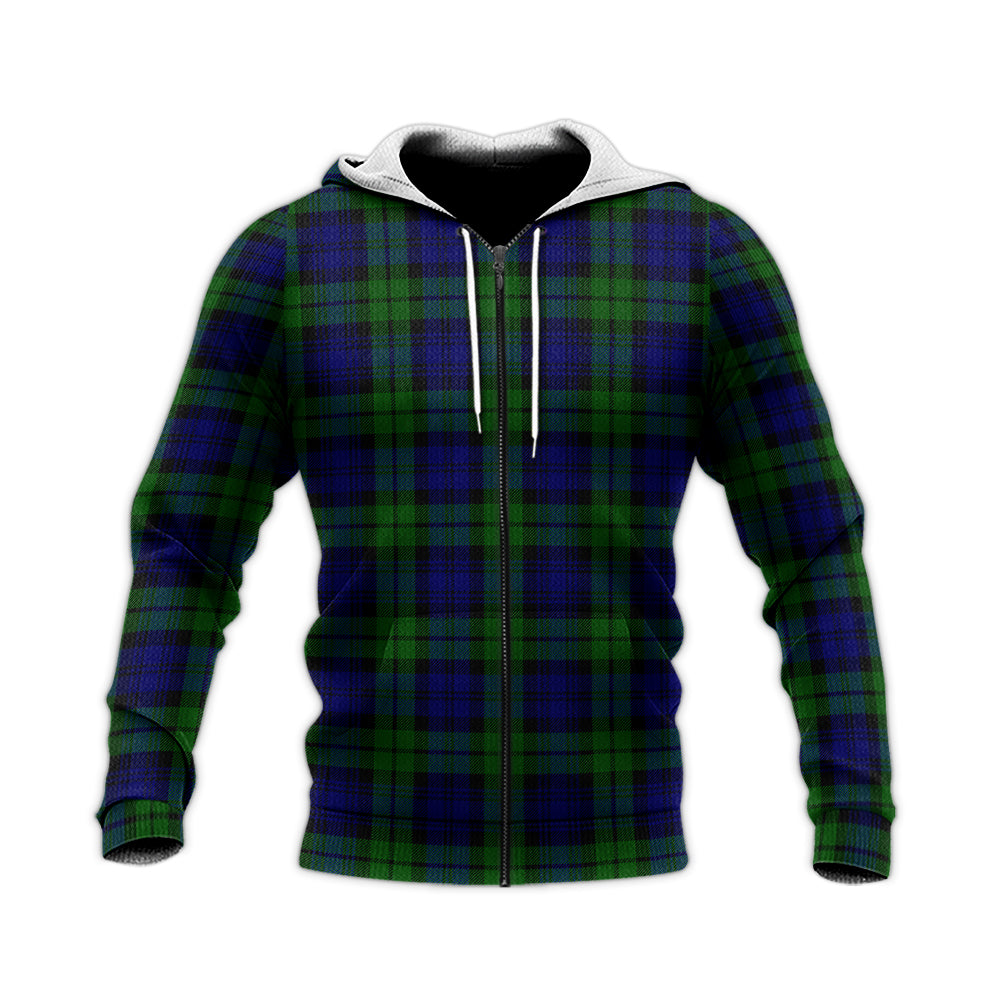 Bannatyne Tartan Knitted Hoodie Unisex Knitted Zip Hoodie - Tartanvibesclothing