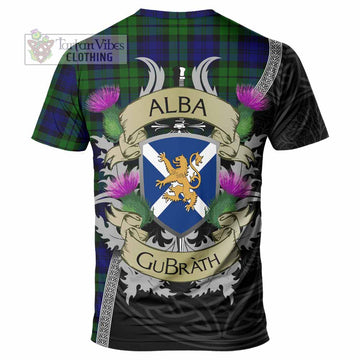 Bannatyne Tartan Family Crest T-Shirt Lion Rampant Royal Thistle Shield Celtic Inspired - Tartan Vibes Clothing