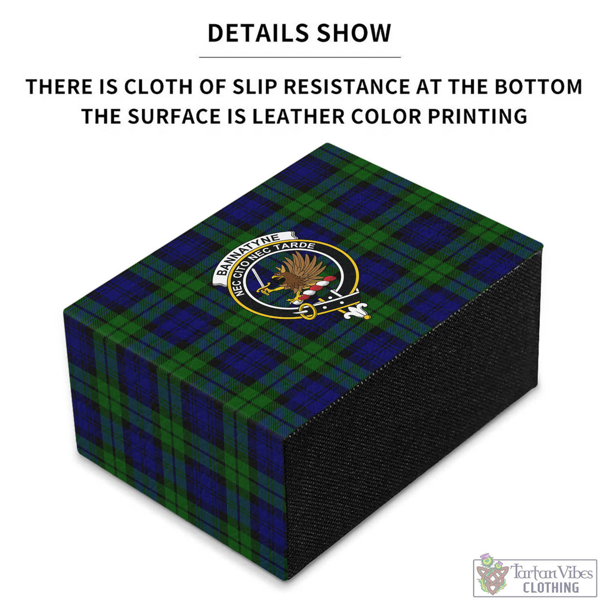 Bannatyne Tartan Pen Holder with Family Crest - Tartan Vibes Clothing