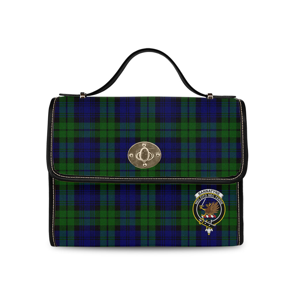 Bannatyne Tartan Waterproof Canvas Bag with Family Crest - Tartan Vibes Clothing