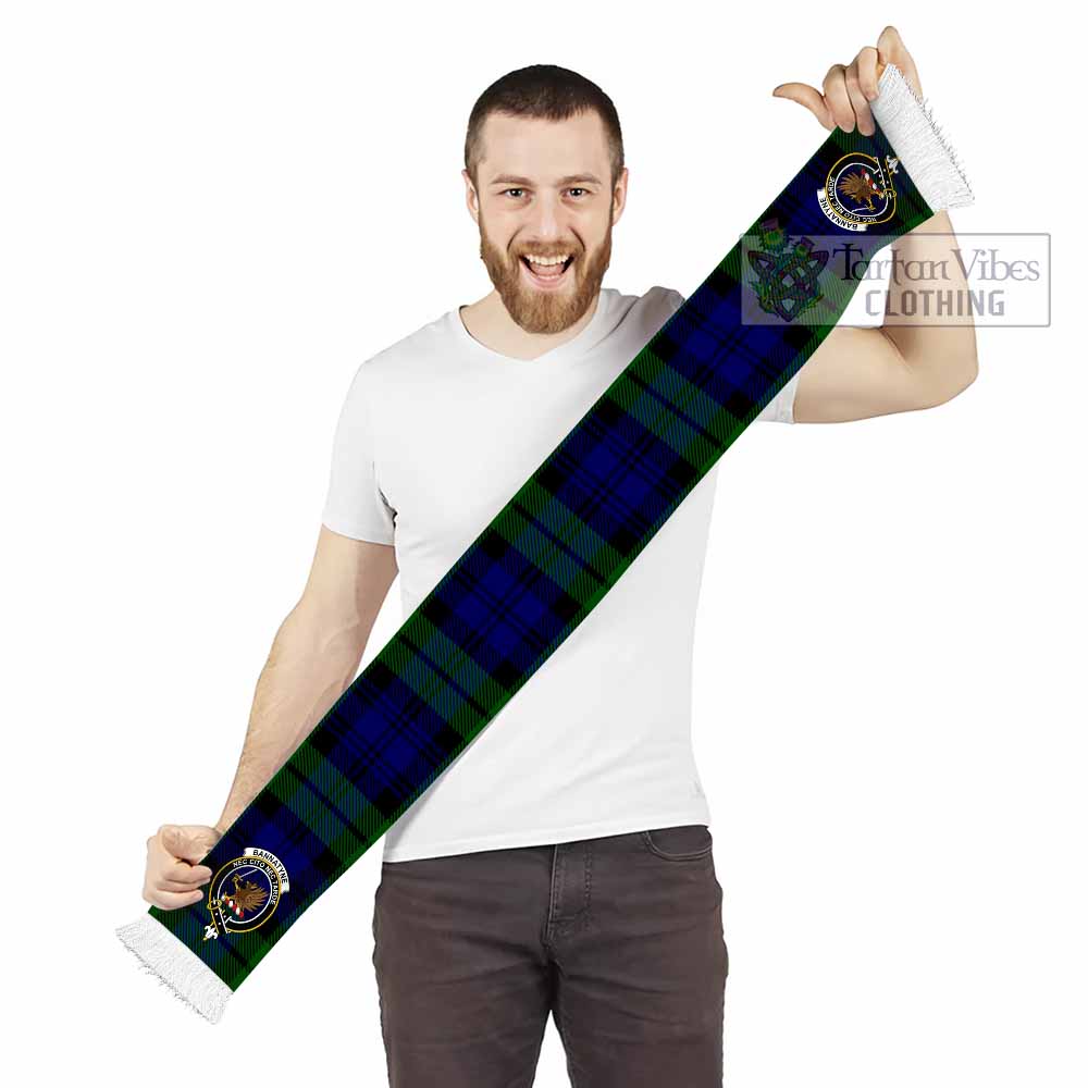 Bannatyne Tartan Ruffneck Scarf with Family Crest - Tartan Vibes Clothing