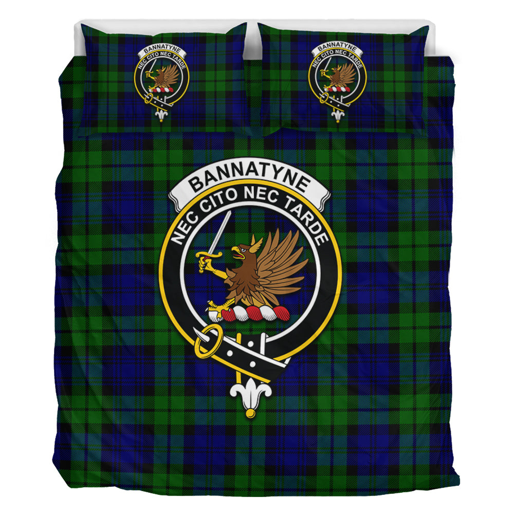 Bannatyne Tartan Bedding Set with Family Crest - Tartan Vibes Clothing
