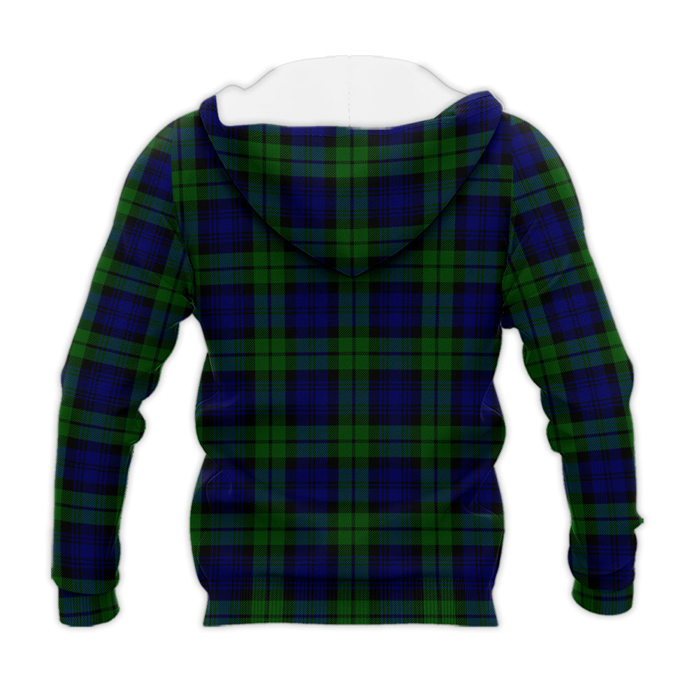 Bannatyne Tartan Knitted Hoodie with Family Crest - Tartanvibesclothing