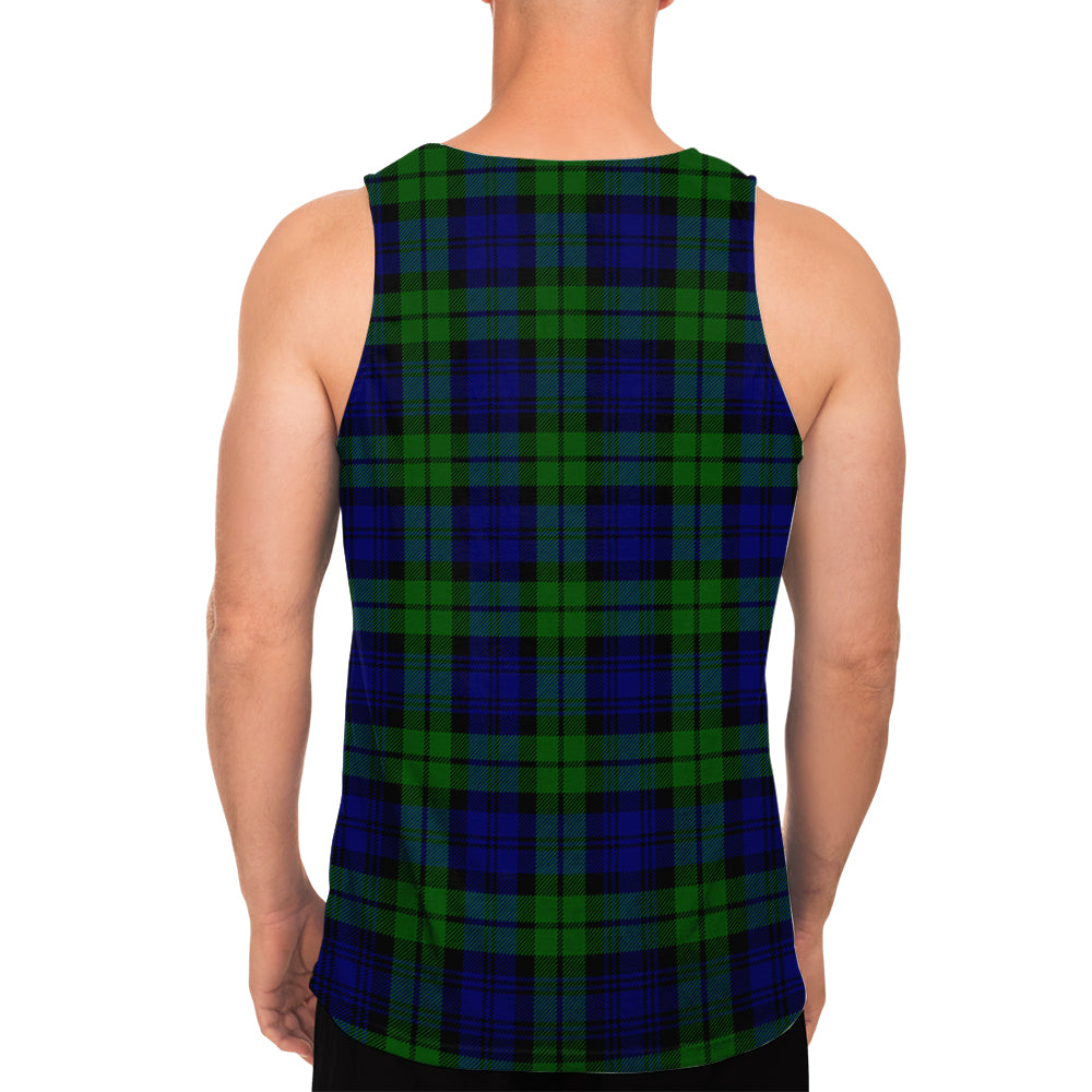 Bannatyne Tartan Mens Tank Top with Family Crest - Tartan Vibes Clothing