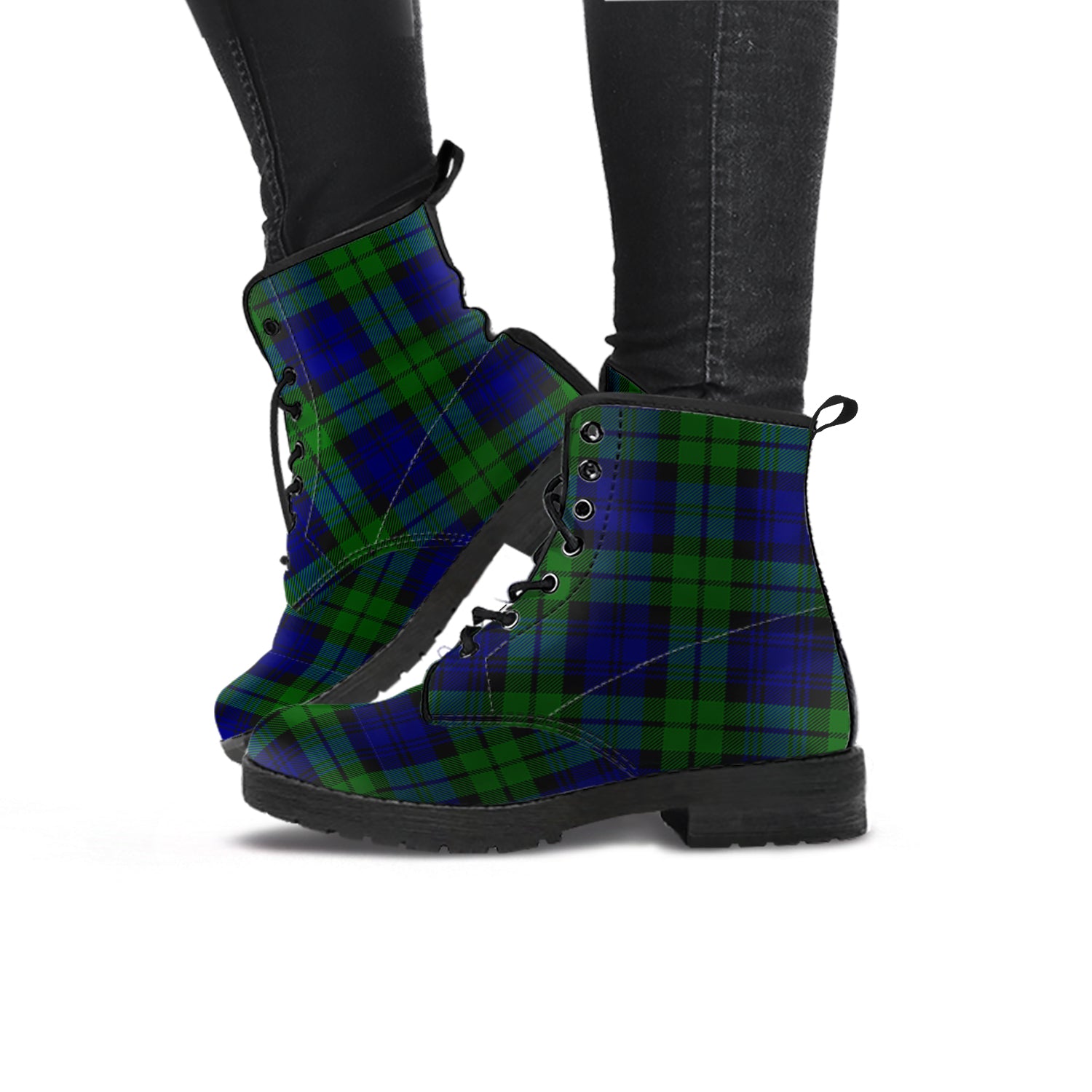 Bannatyne Tartan Leather Boots - Tartanvibesclothing