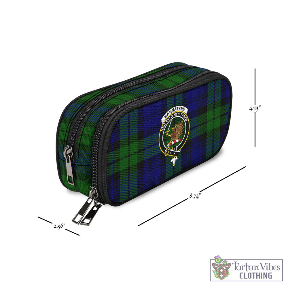 Bannatyne Tartan Pen and Pencil Case with Family Crest - Tartan Vibes Clothing