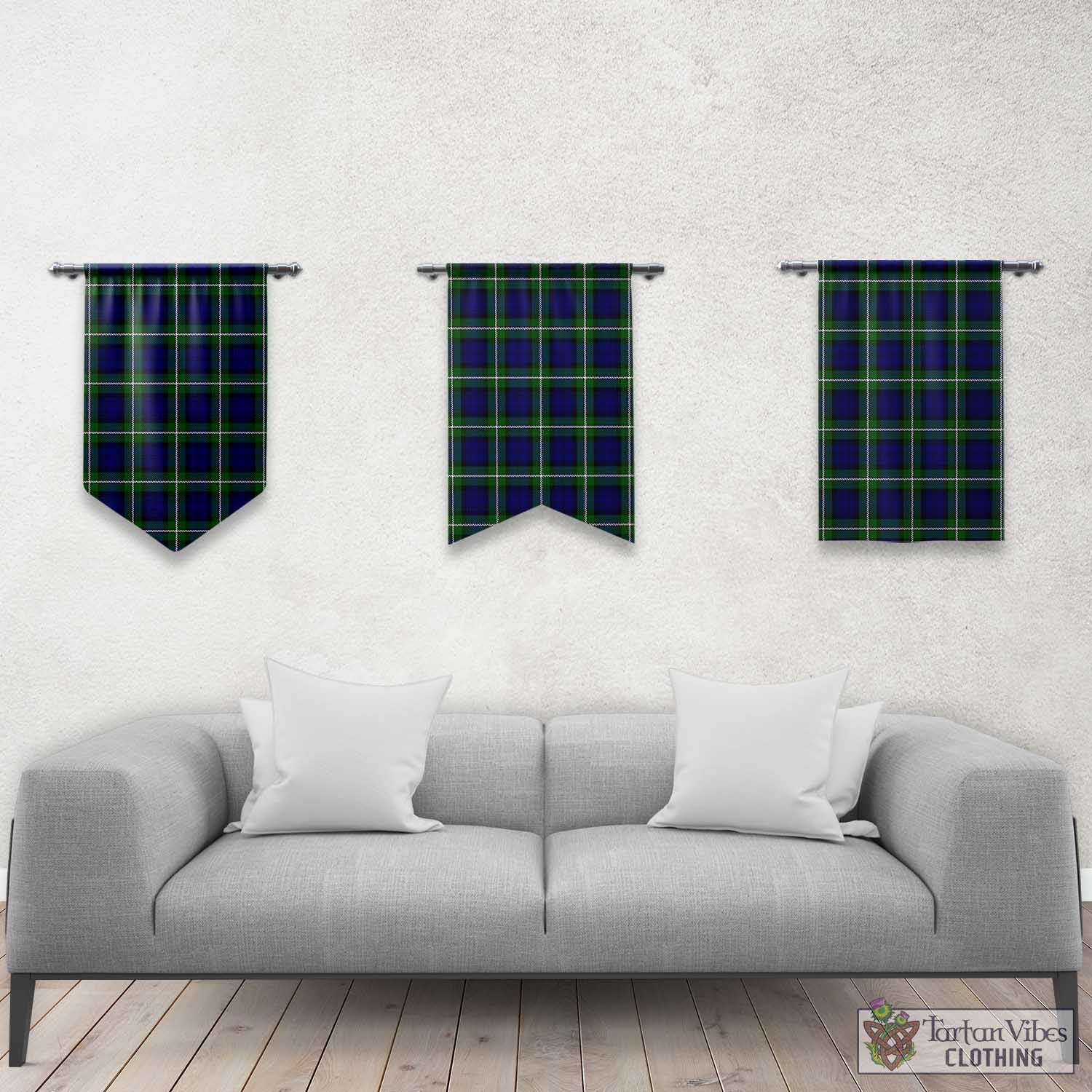 Tartan Vibes Clothing Bannerman Tartan Gonfalon, Tartan Banner