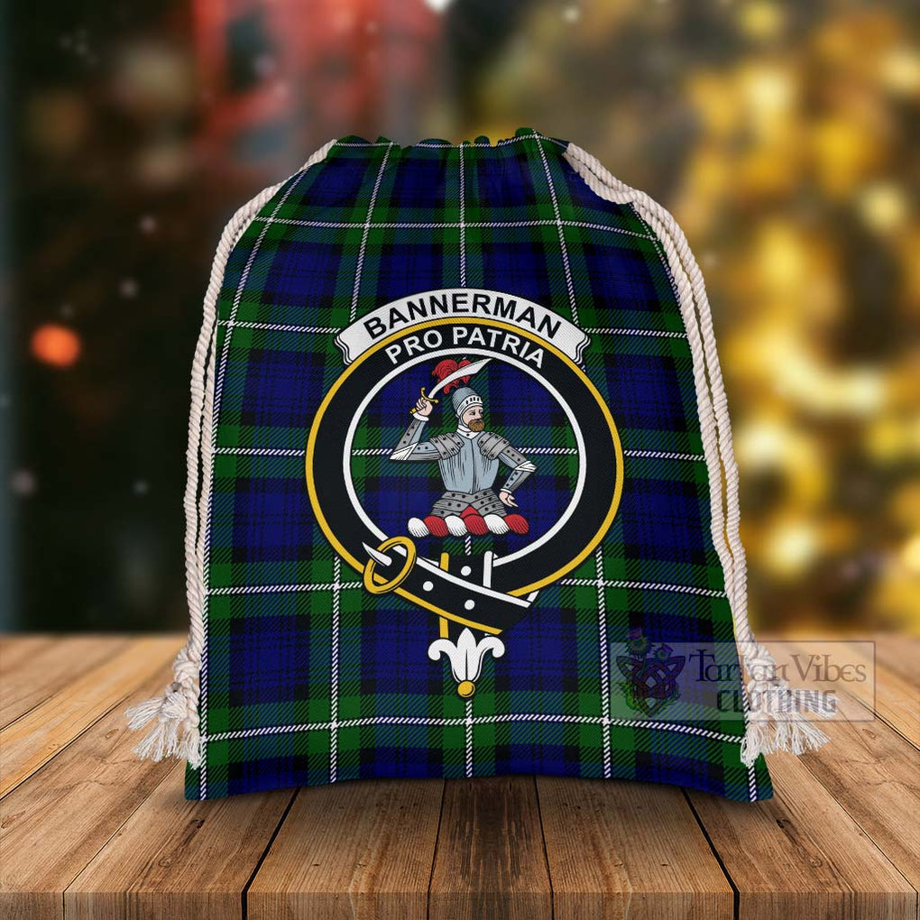 Tartan Vibes Clothing Bannerman Tartan Christmas Santa's Bag with Family Crest