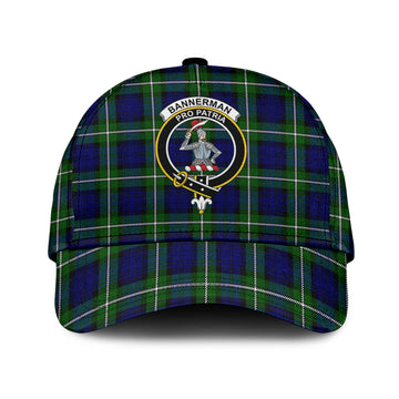 Bannerman Tartan Classic Cap with Family Crest