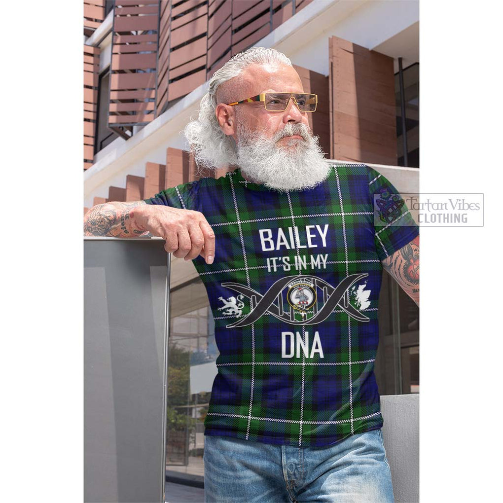 Tartan Vibes Clothing Bannerman Tartan Cotton T-shirt with Family Crest DNA In Me Style