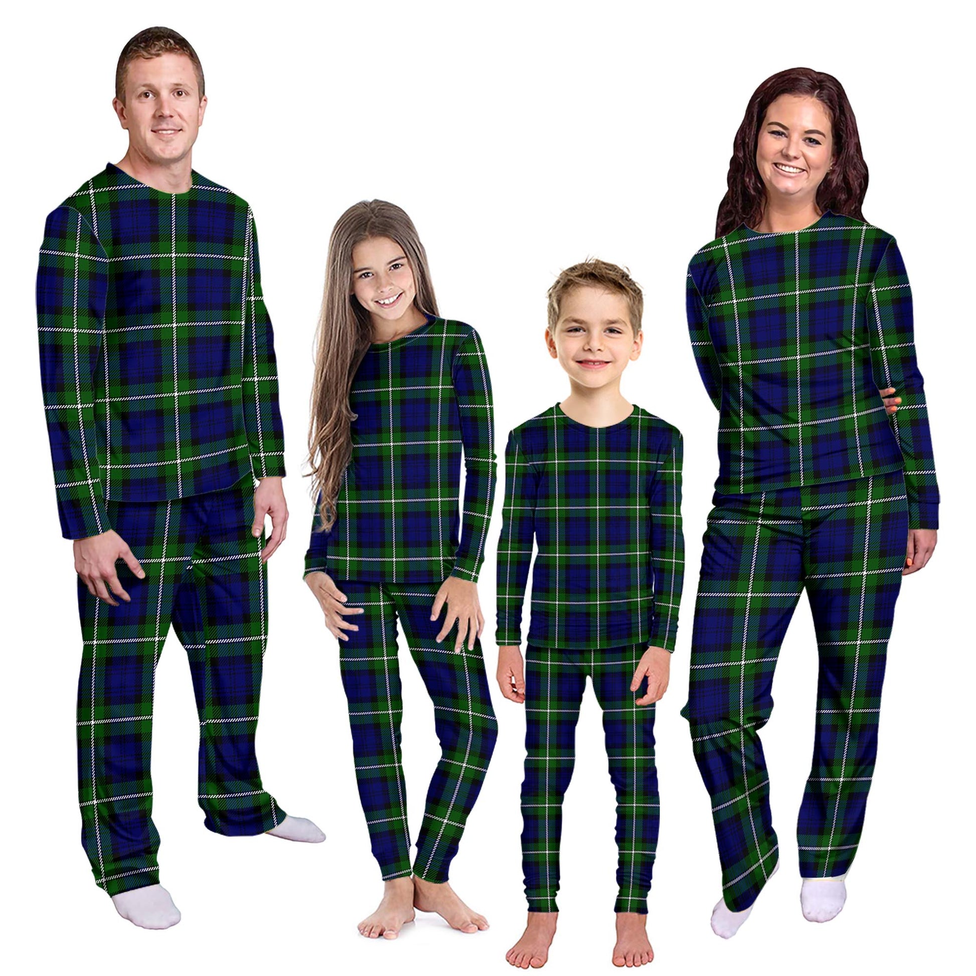 Bannerman Tartan Pajamas Family Set Kid - Tartan Vibes Clothing