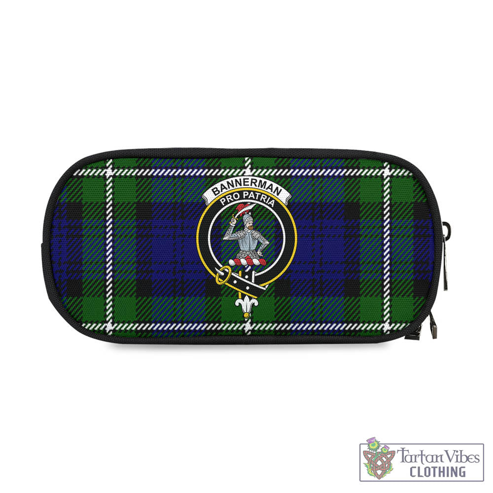 Tartan Vibes Clothing Bannerman Tartan Pen and Pencil Case with Family Crest