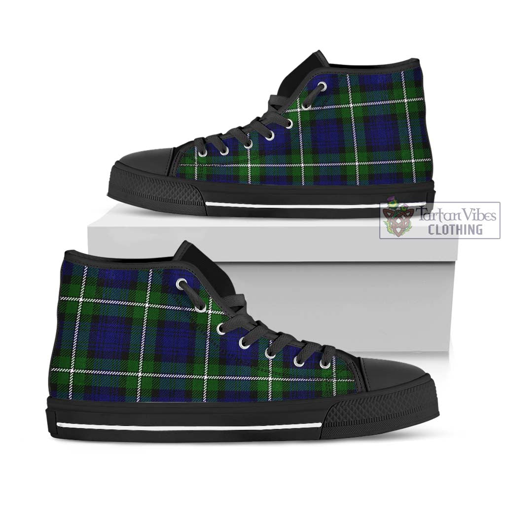 Tartan Vibes Clothing Bannerman Tartan High Top Shoes