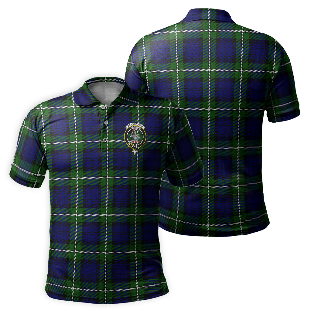 Bannerman Tartan Men's Polo Shirt with Family Crest - Tartan Vibes Clothing