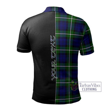 Bannerman Tartan Polo Shirt with Family Crest and Half Of Me Style