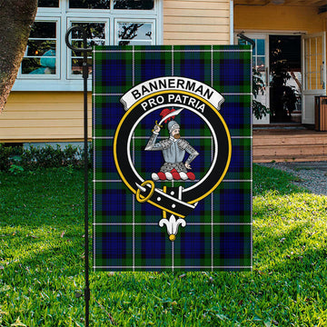 Bannerman Tartan Flag with Family Crest