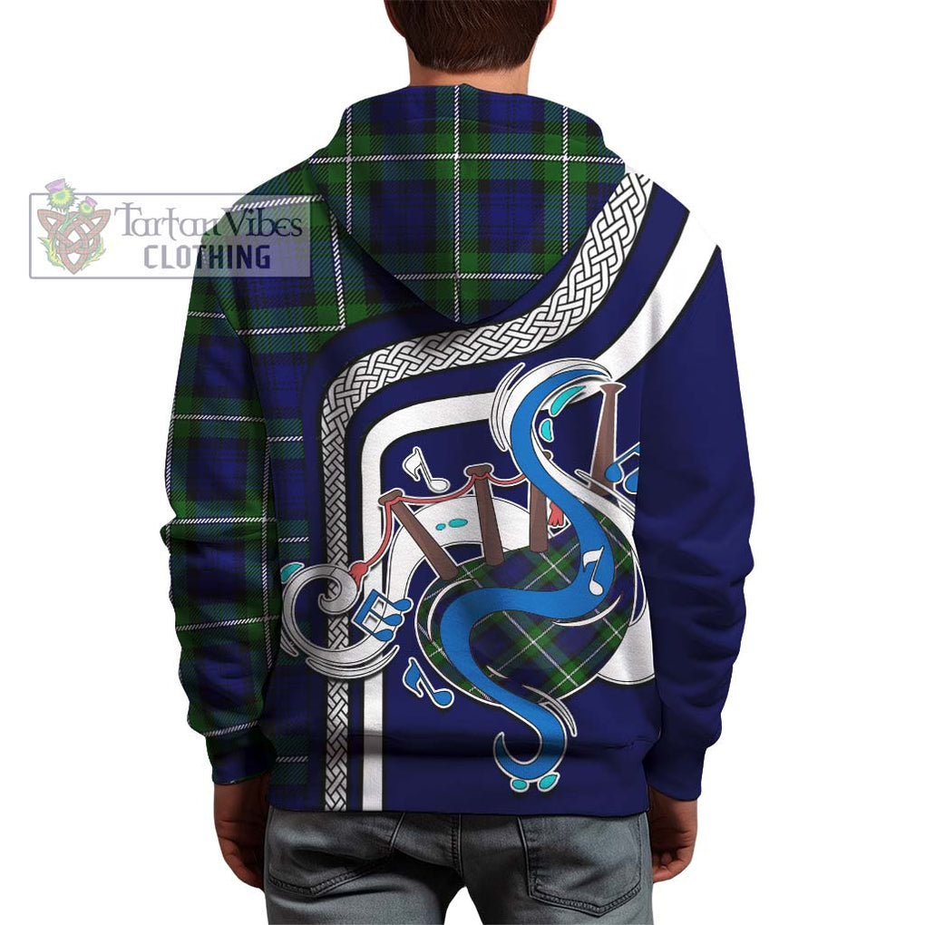 Bannerman Tartan Hoodie with Epic Bagpipe Style - Tartanvibesclothing Shop