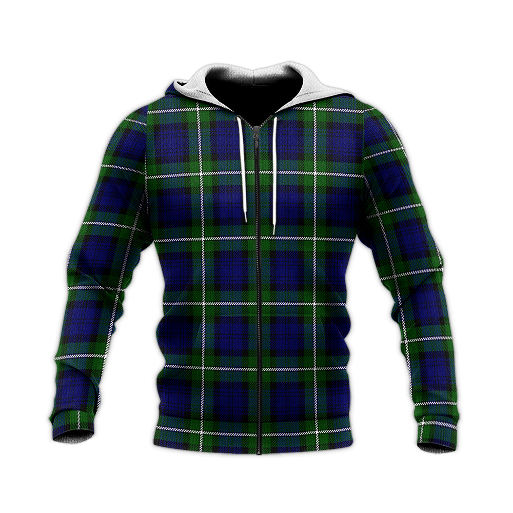 Bannerman Tartan Knitted Hoodie Unisex Knitted Zip Hoodie - Tartanvibesclothing