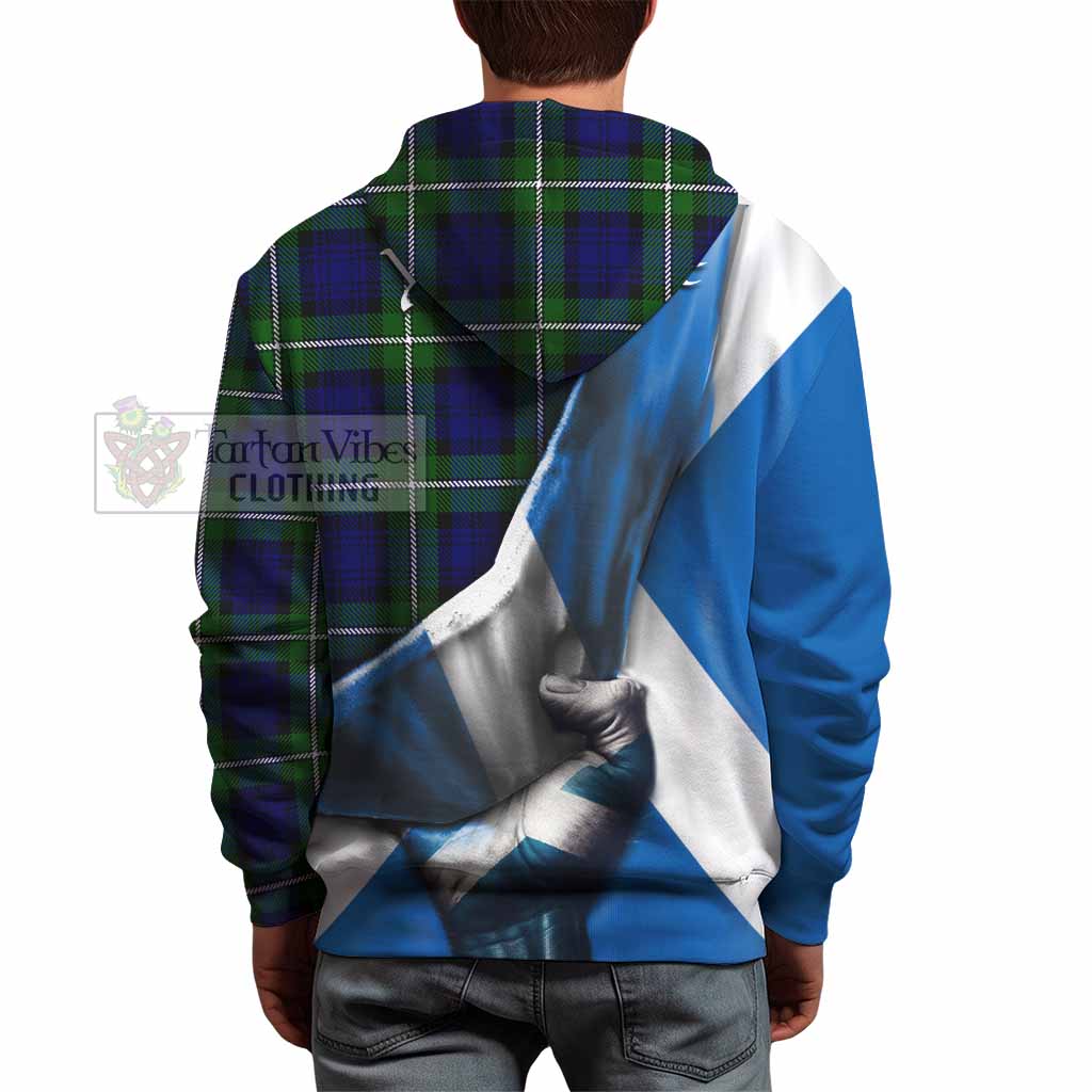 Tartan Vibes Clothing Bannerman Tartan Hoodie with Family Crest Scotland Patriotic Style