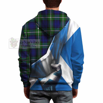 Bannerman Tartan Hoodie with Family Crest Scotland Patriotic Style