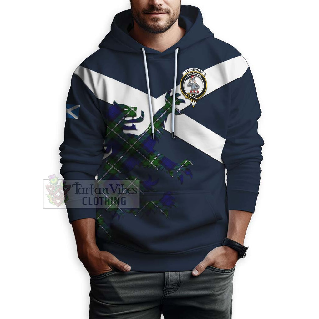 Tartan Vibes Clothing Bannerman Tartan Lion Rampant Hoodie – Proudly Display Your Heritage with Alba Gu Brath and Clan Name