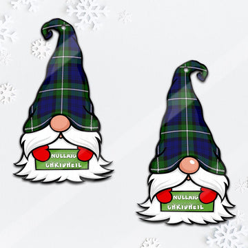 Bannerman Gnome Christmas Ornament with His Tartan Christmas Hat