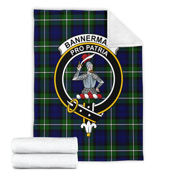 Bannerman Tartan Blanket with Family Crest