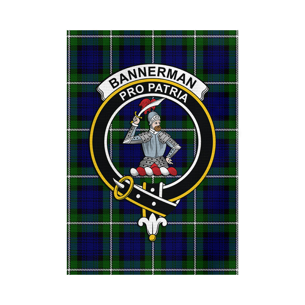 Bannerman Tartan Flag with Family Crest - Tartan Vibes Clothing