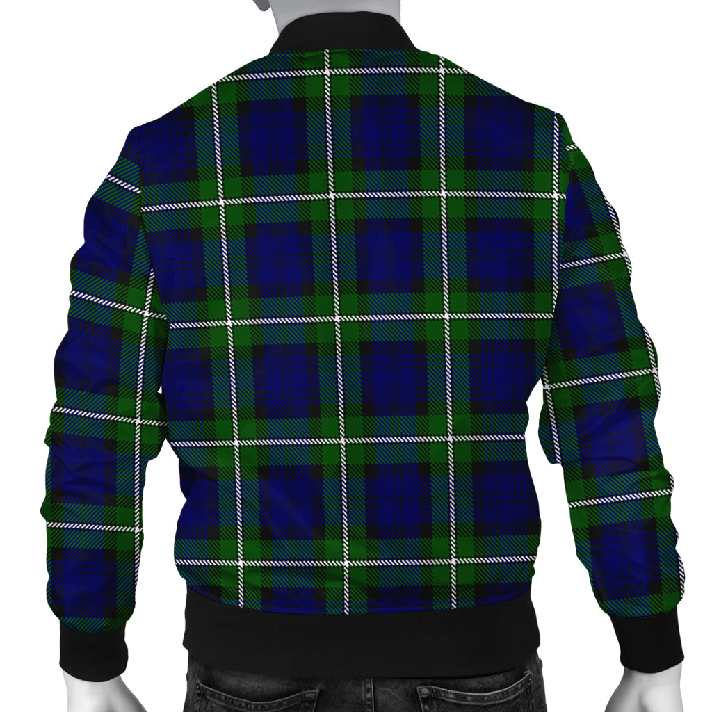 Bannerman Tartan Bomber Jacket with Family Crest - Tartanvibesclothing