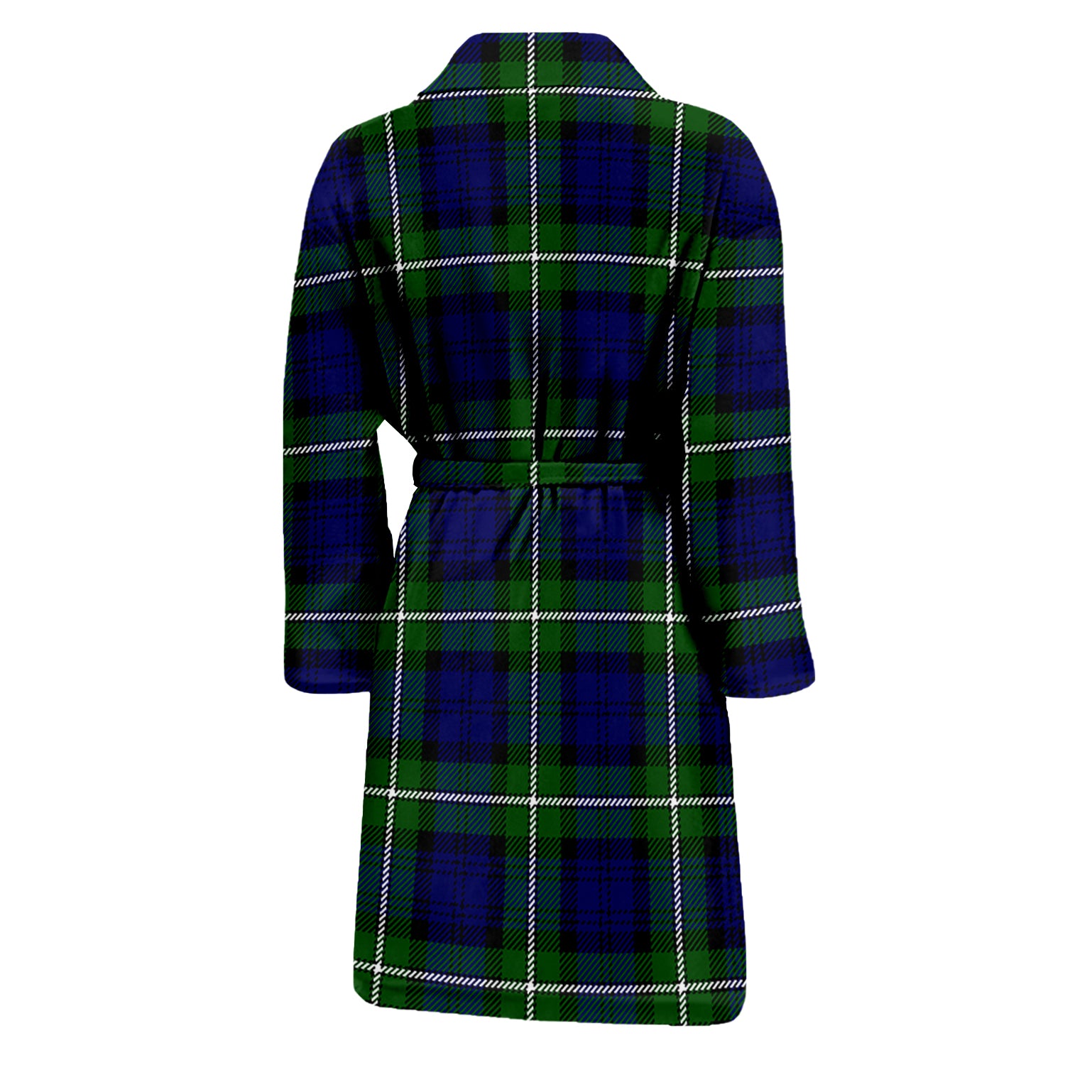 Bannerman Tartan Bathrobe with Family Crest - Tartan Vibes Clothing