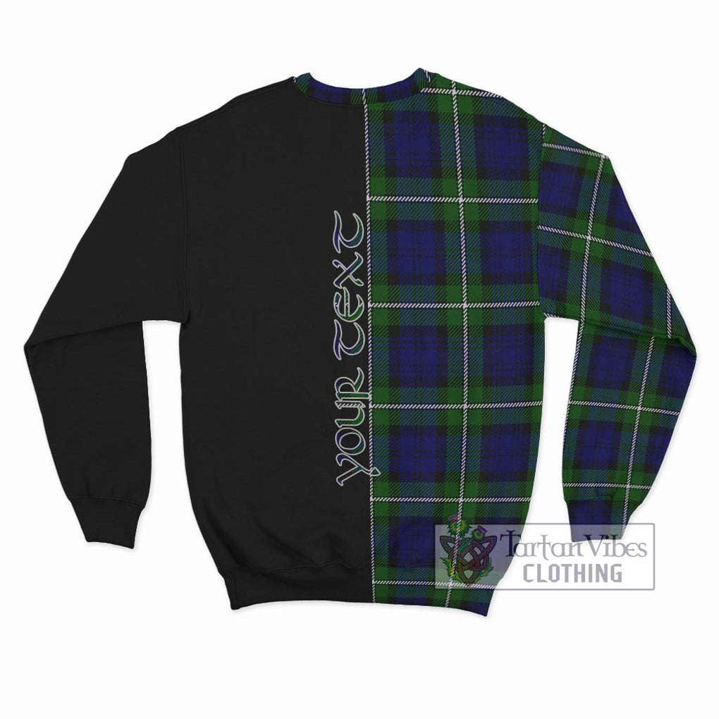 Bannerman Tartan Sweatshirt with Family Crest and Half Of Me Style - Tartanvibesclothing Shop