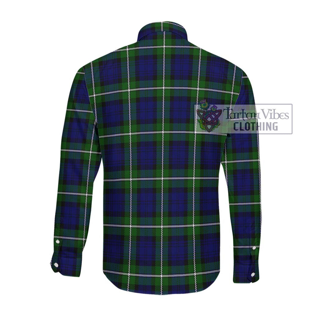 Bannerman Tartan Long Sleeve Button Shirt with Family Crest DNA In Me Style - Tartanvibesclothing Shop