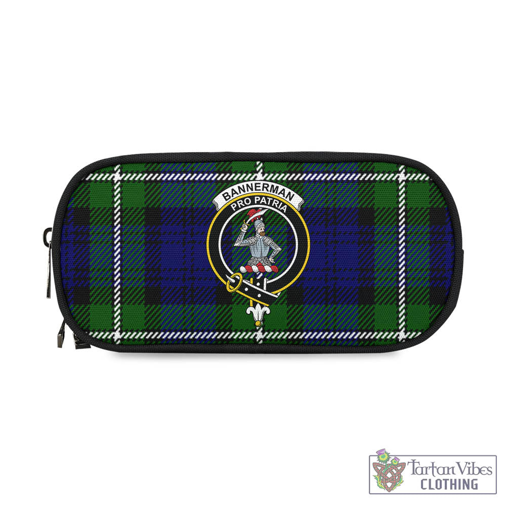 Tartan Vibes Clothing Bannerman Tartan Pen and Pencil Case with Family Crest