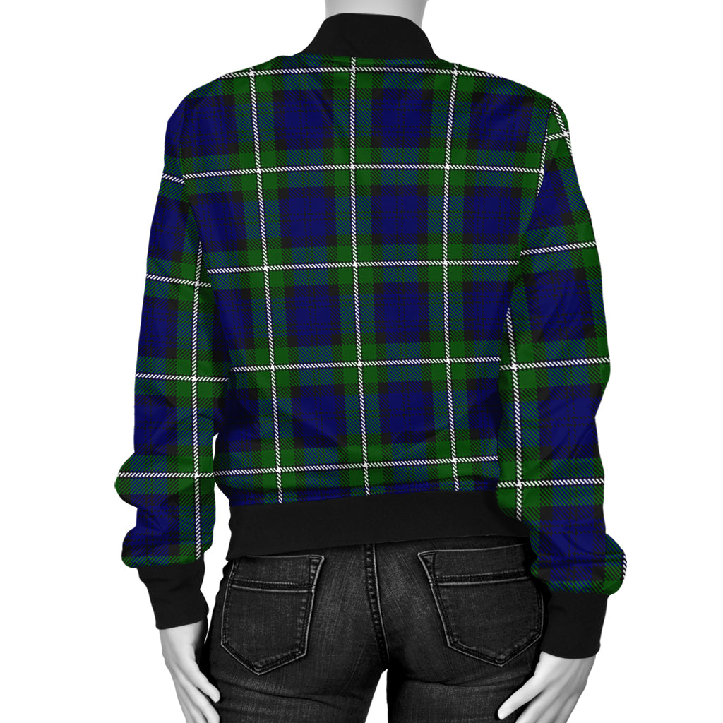 Bannerman Tartan Bomber Jacket with Family Crest - Tartanvibesclothing