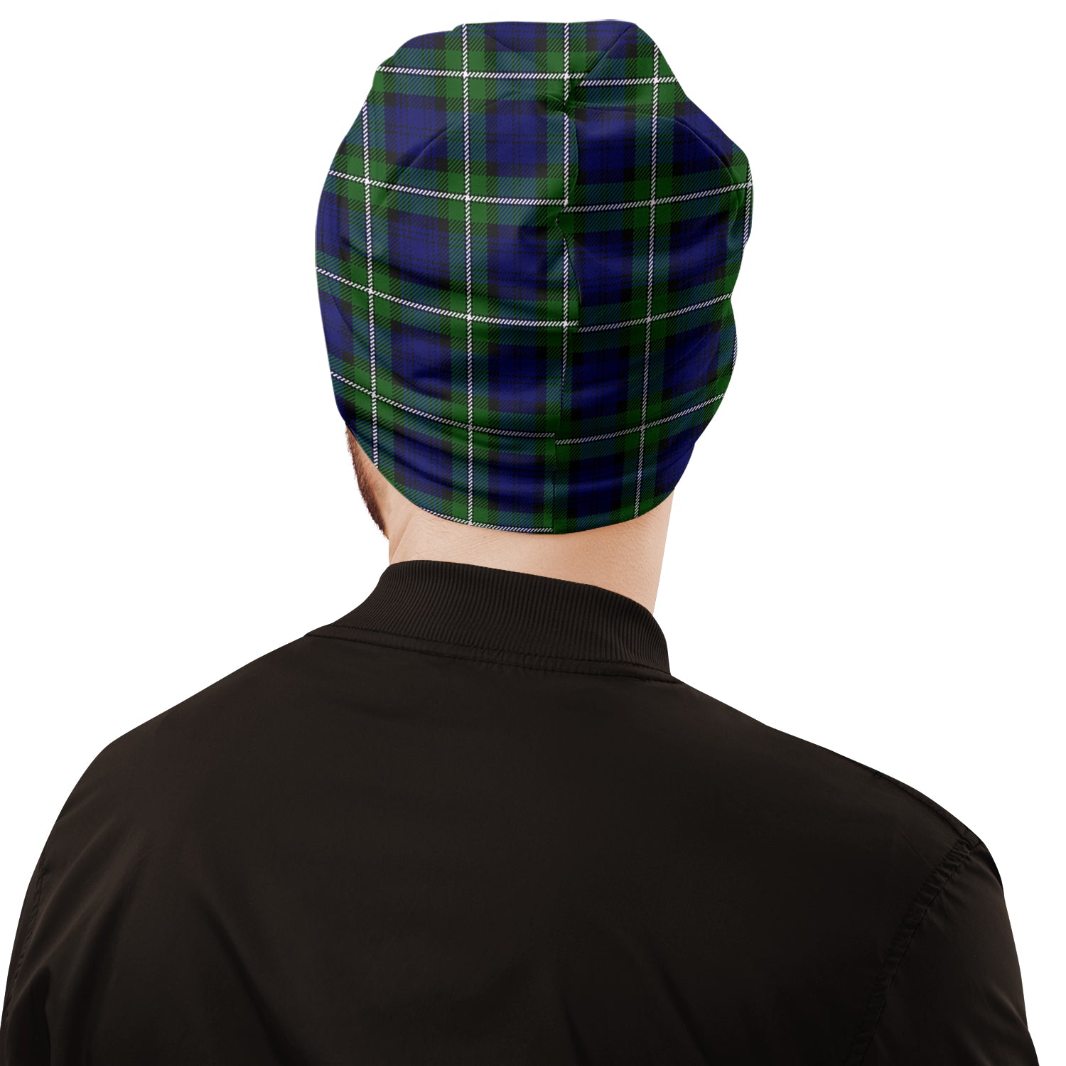 Bannerman Tartan Beanies Hat with Family Crest - Tartanvibesclothing