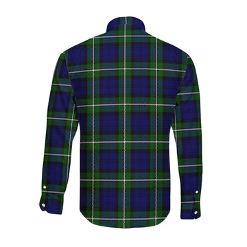 Bannerman Tartan Long Sleeve Button Up Shirt with Family Crest