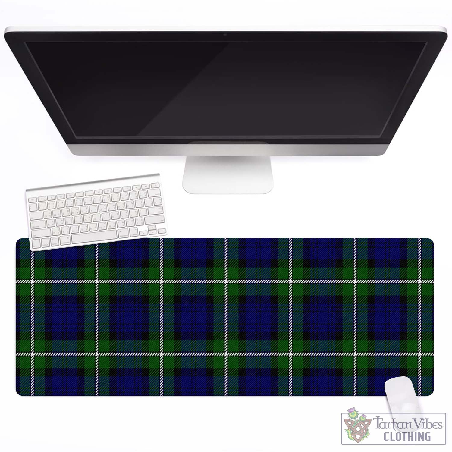 Tartan Vibes Clothing Bannerman Tartan Mouse Pad