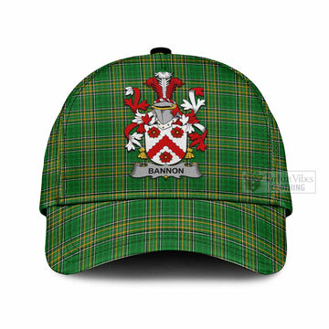 Bannon Irish Clan Tartan Classic Cap with Coat of Arms