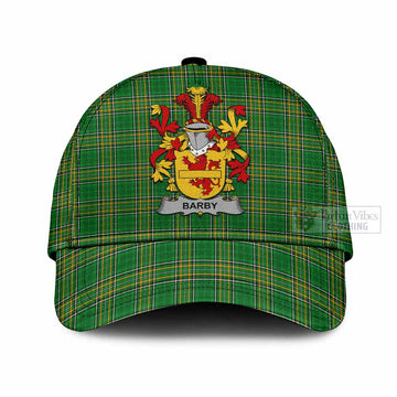 Barby Irish Clan Tartan Classic Cap with Coat of Arms