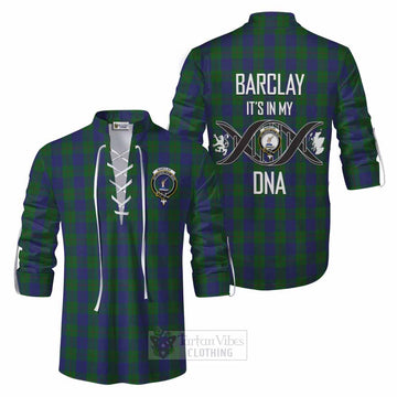 Barclay Tartan Ghillie Kilt Shirt with Family Crest DNA In Me Style