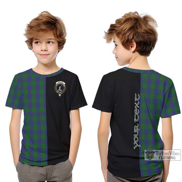 Barclay Tartan Kid T-Shirt with Family Crest and Half Of Me Style