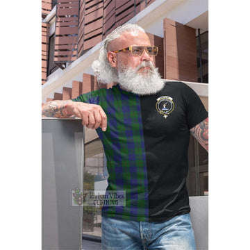 Barclay Tartan Cotton T-shirt with Family Crest and Half Of Me Style