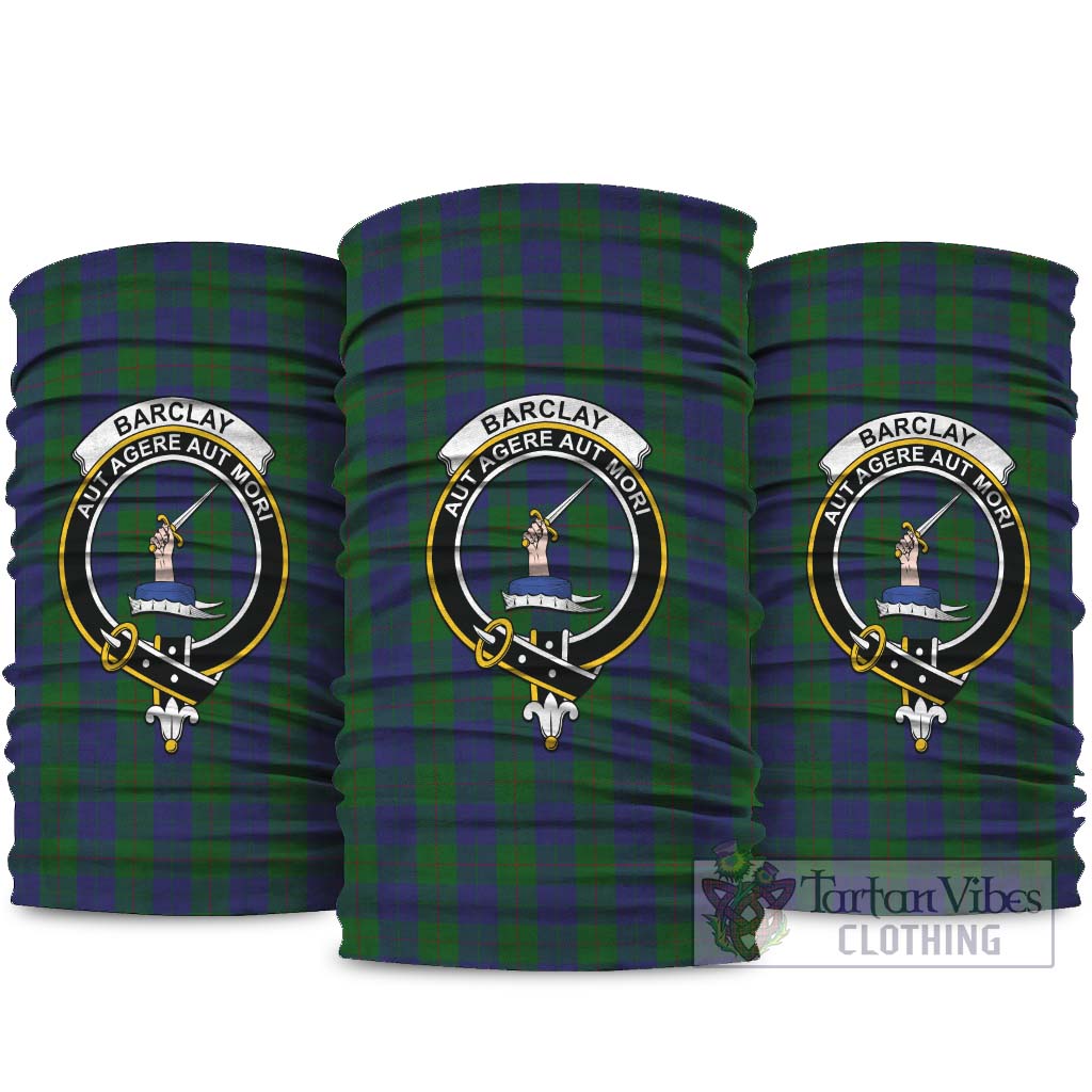 Barclay Tartan Neck Gaiters, Tartan Bandanas, Tartan Head Band with Family Crest