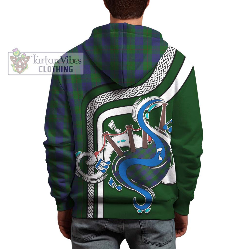 Barclay Tartan Hoodie with Epic Bagpipe Style - Tartanvibesclothing Shop