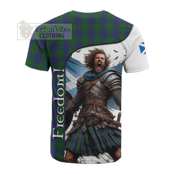 Barclay Crest Tartan Cotton T-shirt Inspired by the Freedom of Scottish Warrior