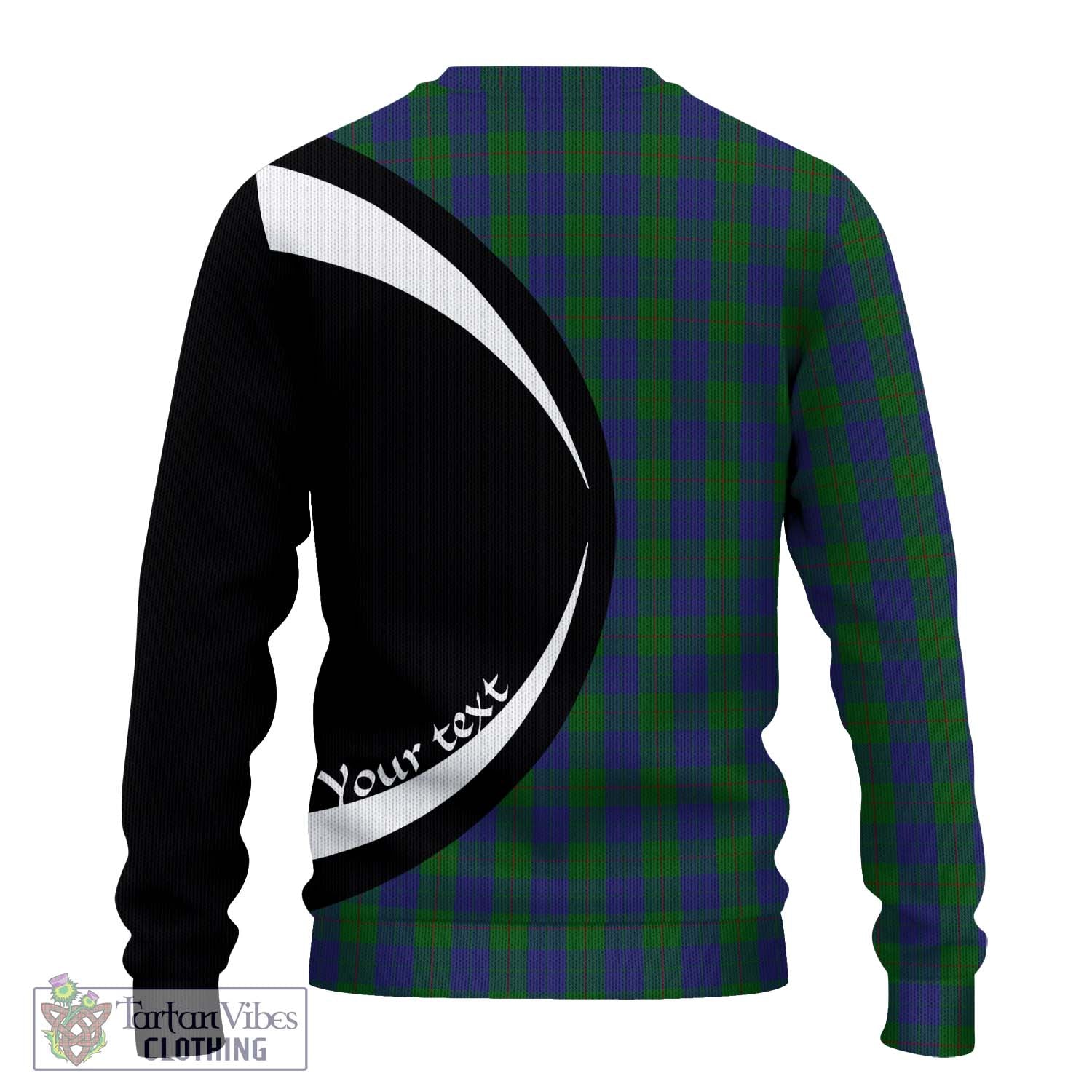 Barclay Tartan Ugly Sweater with Family Crest Circle Style - Tartan Vibes Clothing