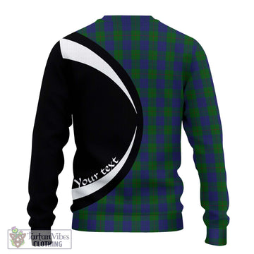 Barclay Tartan Ugly Sweater with Family Crest Circle Style